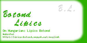 botond lipics business card